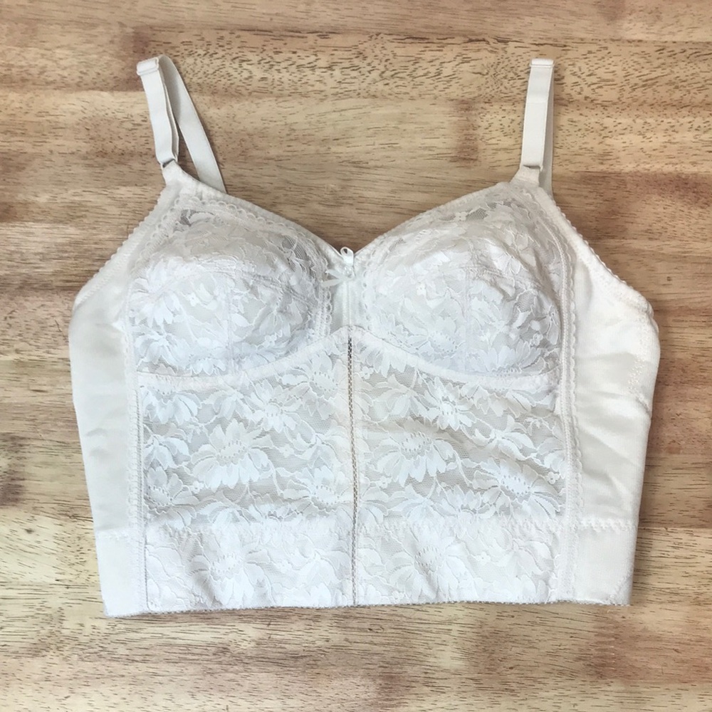 Vintage Nude Bustier Corset 34B